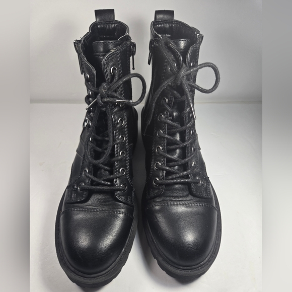 GUESS LOGO Combat Boot Size 6.5M - Picture 3 of 8